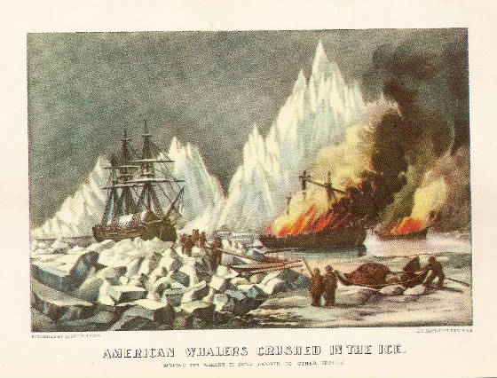 American Whalers Crushed In the Ice