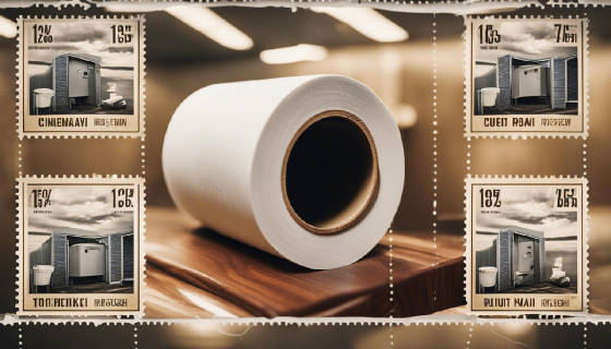 Stamps Commemorating Toilet Paper