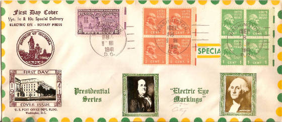 1941 Electric Eye FDC