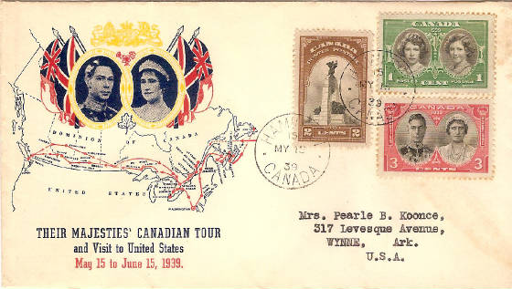 Hamilton 1 FDC