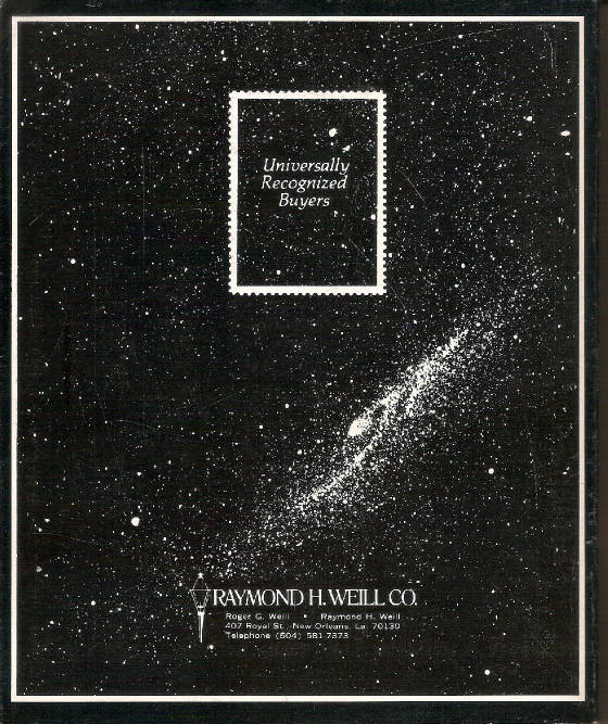 Weill - Scott Catalog Volume 3 Back Cover 1981