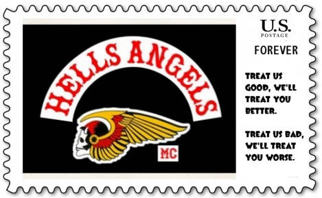 Hell's Angels Stamp